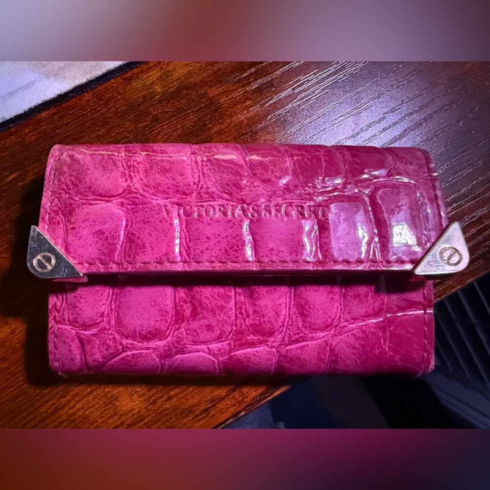 Victoria’s Secret pink card holder